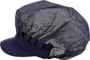 [WRITWAA] Catering Hats for Men Women Breathable Mesh Chef Caps for Adults Kitchen Cooking Hair Net Sushi Chef h Navy