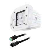 HEISE 3" 4 LED MARINE CUBE LIGHT FLUSH MOUNT