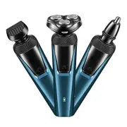 4 In 1 Electric Hair Shaver For Men Ear Nose Beard Trimmer Haircut Razor Machine Waterproof Rechargeable 3D Head Blade Shaving