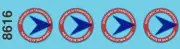 8616 HO scale Arrow decals