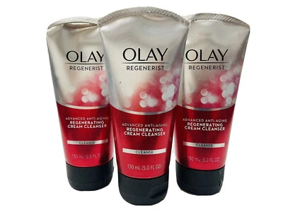 3 OLAY REGENERATING CREAM CLEANSER 5oz SCUFFED EXTERIOR