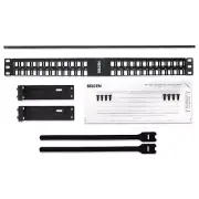 Belden AX104600 48-Port KeyConnect Angled Patch Panel 1U Black