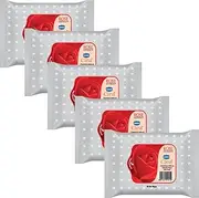 GINNI CLEA Wet Wipes, Cleansing & Makeup Remover Wipes, Wet Tissues for Face Moisturizing With Rose Freshness (150 Wipes)