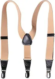 [VKEID] Children Braces Strong 3 Clip Trousers Non-slip Suspenders Child Elastic Backstrap Clip Big Kid Little Kid Trousers Suspenders