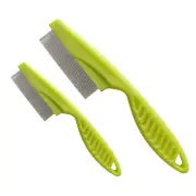 1 Set Pet Flea Combs Flea Tick Lice Fine Tooth Grooming Comb for Cat Dog