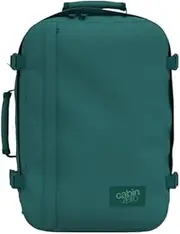 The Classic CABINZERO 28L is the Original Lightweight Travel Bag with Water Resistant Coating Features Side Compression Straps, Shoulder Strap Airflow System, T, 2506 Meadow Green, Cabin