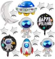 17 Pcs Spaceman Foil Ballon’s