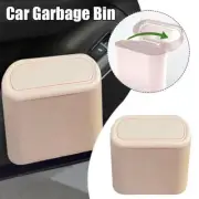 NEW Car Trash Bin Door Hanging Trash Can Rubbish Garbage Storage W5 Car Box D9K9