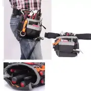 Electrician Tool Canvas Waist Bag With Belt Clip Garden Tool Pouc