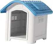 Baoblaze Dog House Outdoor Dog Cage Waterproof Removable Dog Crate Fence for Small, Medium, Large Dogs Corgi Shiba Inu, Blue Without Door
