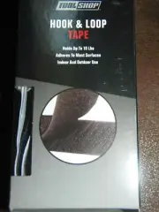 TOOL SHOP - HOOK & LOOP TAPE - BLACK - 2" W x 4 FEET LONG (LR-18)