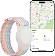 EGLANCLIFM GPS Tracker for Kids iOS Only Real Time Mini Locator Watch Band for Teens Special Needs and Elderly No Monthly Fee Hidden Tracking Device Works with Apple Find My