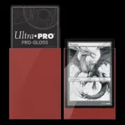 Ultra Pro: PRO-Gloss Standard Deck Protector Sleeves 50ct (Red)