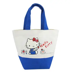 Hello Kitty 304不鏽鋼圓形雙層便當盒14cm-藍 KS-8336B (6.1折)