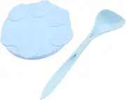 1Set Pet Can Cover Spoon Food Grade Silicone Pet Food Lid with Spoon Safe and Easy to Use for Pet Feeding and Storage for Canned Pet Food