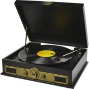 MBEAT USBTR98 Vintage USB Turntable Recorder Bluetooth Spk AM FM Radio Unique