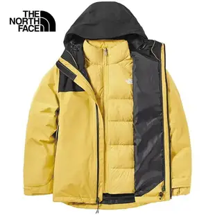 [ THE NORTH FACE ] 女 GORE-TEX 羽絨兩件式防水外套 黃 / NF0A46I7LE6