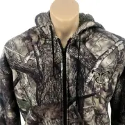 NWT Mens Camo Hooded Jacket Sherpa Lined Hoodie Sz Medium True Timber