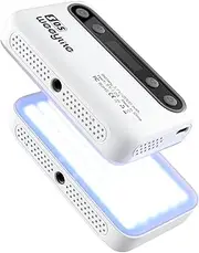S05 Pocket Video Light Fill Light 2800K-6800K Dimmable 26 Scene Lighting Effects CRI95+ Built-in Battery Mobile APP Remote Control O Screen with Cold Shoe Adapter for Vlog Live White One Size