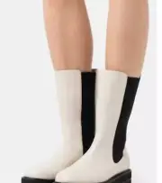 Stuart Weitzman Boots Presley Ultralift Chelsea Ankle Booties 7 Lug Sole 37.5