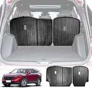 X-CAR Back Seat Protector for Honda CRV CR-V 5-Seater 2023-2025 Heavy Duty Car Seats Kick Mats Cover