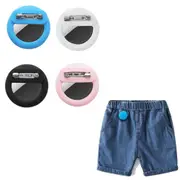 4Pcs Silicone Hidden AirTag Holder with Safety Pin for Clothes AirTag Holder for Kids