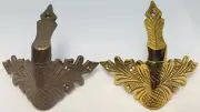 SOLID BRASS Angled Camel back Trunk Corner polished antique aged fancy decorate