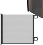 Retractable Gate Indoor | Retractable Stair Gates,Net Fence No Punching Adjustable Door Partition Childproof Cat Baffle for Deck Pool Area Patio Porch Terrace Kitchen