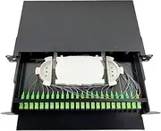 19 inch 24cores SC A ODF Pull Type Optical Fiber Distribution Frame Rack Mounted Indoor fibers Distribution Frame Patch Panel