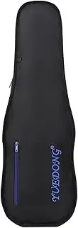 Perfeclan Violin Case Protection Adjustable Backpack Straps Sturdy Foldable Carrying Case Violin Storage Box for Enthusiasts Beginner, black