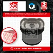 Axle Beam Mount fits AUDI Q5 8RB 2.0 08 to 17 Suspension 8R0505145K Febi Quality