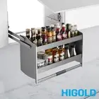 HIGOLD Shearer Pull Down Shelf System - 2 Trays - for a 900mm Wall Cabinet