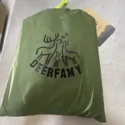 Deerfamy Green Lightweight 10x10 Ft Waterproof Camping Tent Tarp Rain Fly