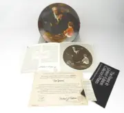 The Tycoon By Norman Rockwell - Knowles Porcelain Plate #17155W IOB