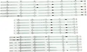 LVNVNZBZDA LED Strip Fit for Samsung UN85TU690T UN85TU690TF UN85TU8000F UN85TU800DF UN85TU700DF UN85TU7000F BN96-51025A 51026A B51027A