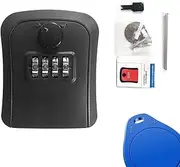 Wall button lock box, 3.54 x 2.95 x 1.3 inch combination button, wall mounting lock for outdoor use, to hide a button, wall mounting lock for outdoor use, to hide a button