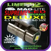 MAGLITE UPGRADE LED CONVERSION 2-6 C/D BULB GLOBE FOR TORCH FLASHLIGHT 650LM AU