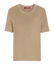 Slim-fit lurex sweater S,XL,L,M GOLD