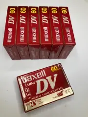 7x Maxell Mini DV DVM60SE 60 min New & Sealed Made in Japan