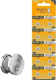 10 Count SR927SW LR927 Button Battery 395 399 Battery 1.5V Watch Batteries AG7 Alkaline Button Cell Batteries