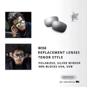 Bose Sunglasses Lenses Tenor Style Frames Lens Silver Mirror GIFT50 ID LEN02