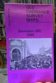 MAP OF Swindon SE 1899 Wiltshire Sheet 15.08 NEW 9780850545432