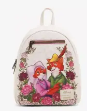 Disney Mini Backpack - Loungefly - Robin Hood & Maid Marion - Floral