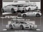 1:64 Bugatti Veyron Super Sport Car Models Diecast Toys Gifts Miniature Mortal