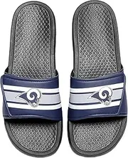FOCO NFL Mens Cropped Big Logo Shower Sport Flip Flops Sandals Slides