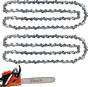 20 Inch Chainsaw Chain 72 Drive Links .050" Gauge 3/8" Pitch, Replacement 20-inch Chain Saw Chains Fit for Husqvarna 455 Rancher Chain Stihl Makita Chainsaw and More-2 Packs Upgraded
