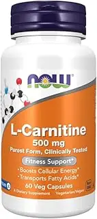 Now Foods Acetyl-L Carnitine 500 mg 100 VCaps