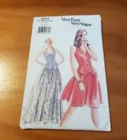 VOGUE 9254 Vintage Sewing Pattern Halter Tops & Skirts Size 14-16-18 UNCUT