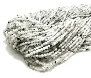 Natural Moonstone Faceted Round Ball Sphere Loose 3mm Gemstone Beads - RNF70
