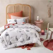 Happy Kids Woodland White 2 Piece Comforter Set Single